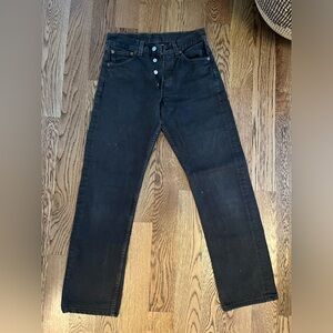 Vintage Faded Black 501’s